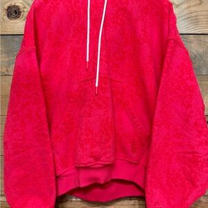 Free People Movement | Final Call Flocked Velvet Hoodie, Size XS | NWT